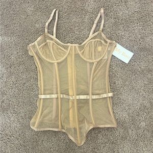 NUDE cute bustier *TOP*